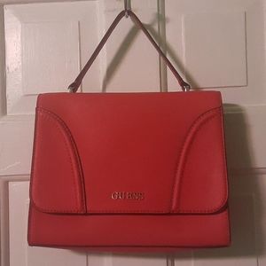 Red GUESS Handbag